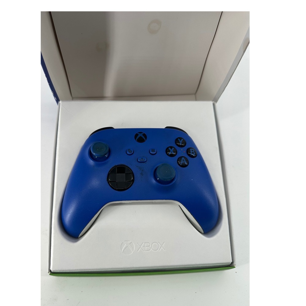 Microsoft Xbox Wireless Controller Shok Blue Series XS 1914 Missing Battery Door
